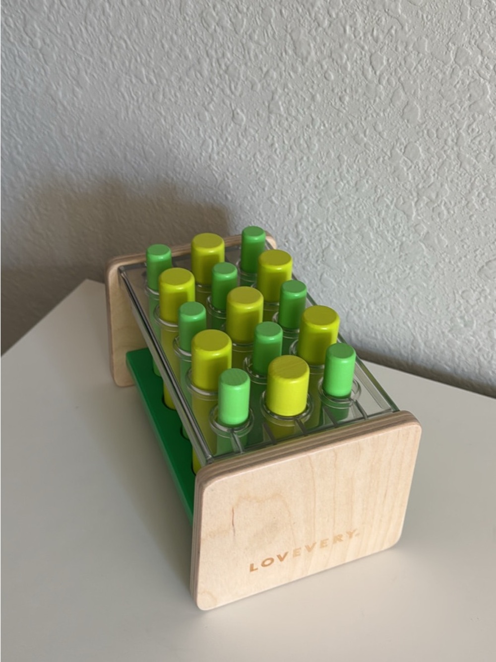 Lovevery peg puzzle toy! Size sorting toy